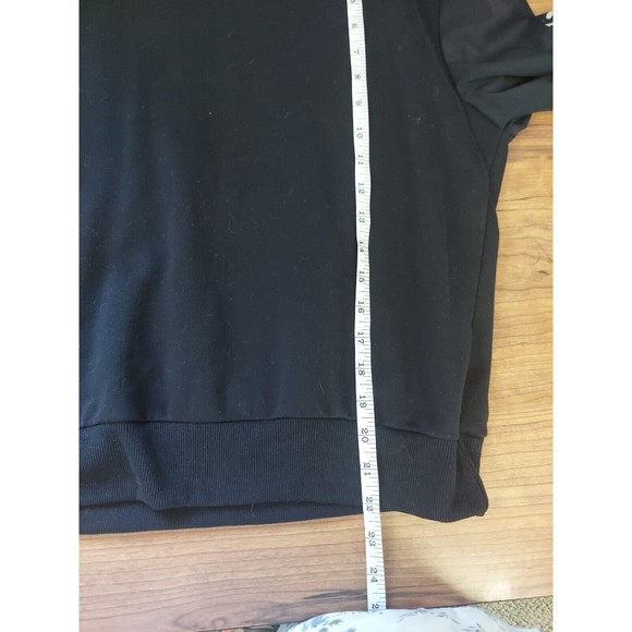 Womens Black Tiger Print Sweatshirt Top size Small - Picture 9 of 11